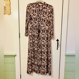 Maison Hotel Floral Cotton Maxi Dress